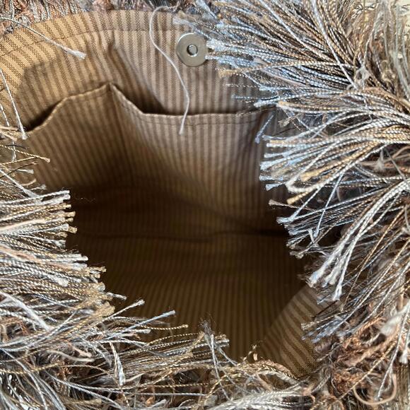 Vintage Bagolitas by Janice Metallic Fringe Boho Mini Tote - Picture 3 of 6